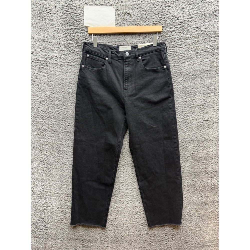 NWT Everlane The Way-High Organic Cotton Denim Jeans Black Women's Size 30
